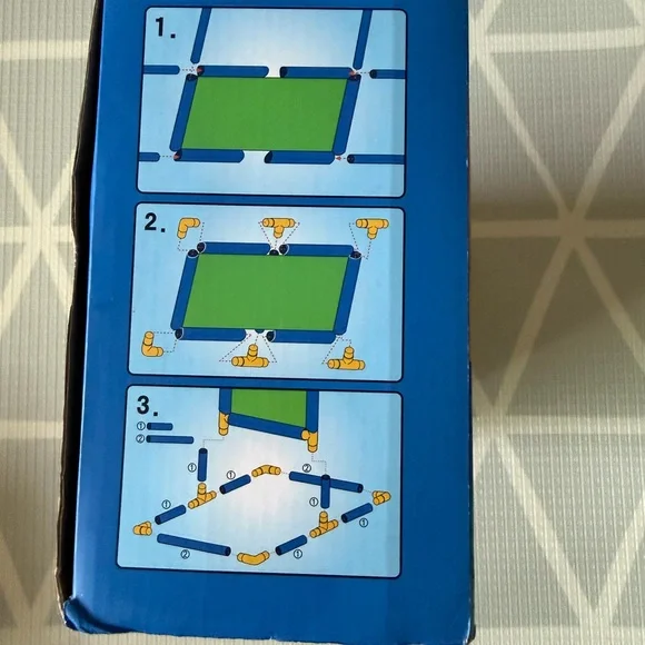 New in Box! Power Popper Kids Toy Blaster - Blue/Orange - Picture 3 of 4